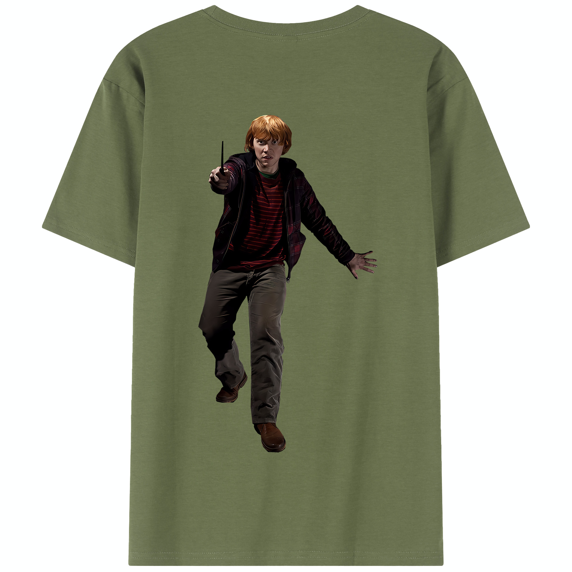 （画像用） Harry Potter ハリー・ポッターシリーズ 綿100％半袖Tシャツ（背面プリント）